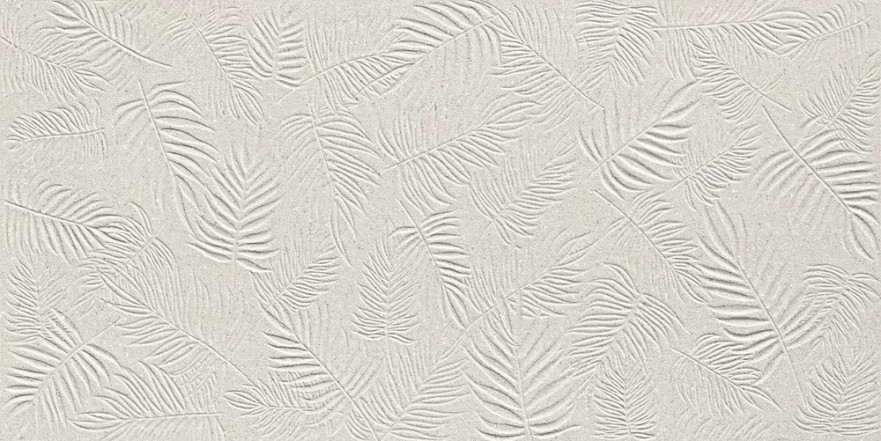 Керамическая плитка 3D Wall Carve Leaf Pearl (40x80) A58A A58A