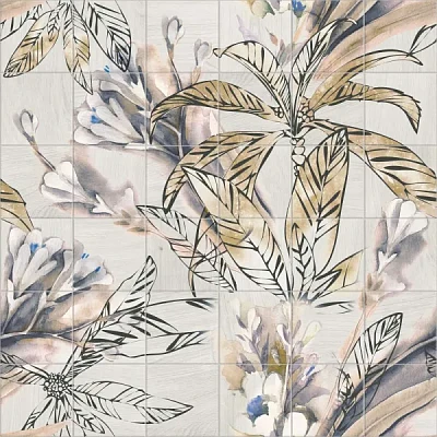 Керамическая плитка Mural Autumn Leaves 20x20 (комп/36шт)