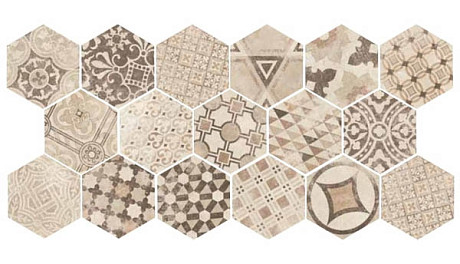 Керамогранит Hexatile Cement Garden Sand (17.5x20)
