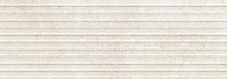 Керамическая плитка Travertino Wall Struttura 3D Dorica Cross Bianco Rett 40x120 RCUM