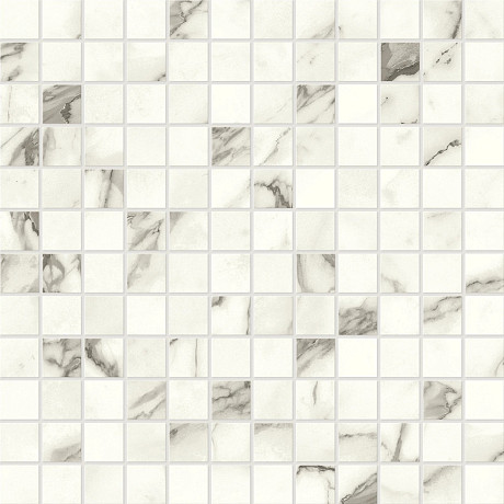 Мозаика Marvel Statuario Supremo Mosaico Lapp (30x30) A425