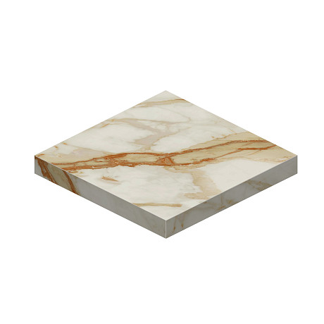 Ступень Marvel Calacatta Imperiale Scalino Ang. Lapp (37.5x37.5) A45N