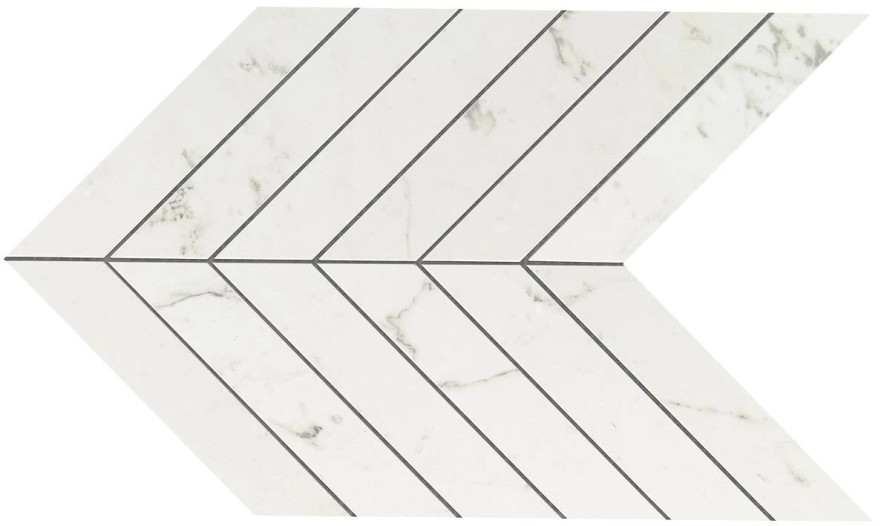 Мозаика Marvel Carrara Pure Chevron Wall (25x30.5) 9SCA 9SCA