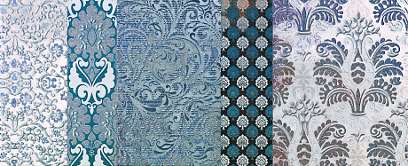 Декор Sh05dc Shine Batik Turchese Decoro C (24х59)