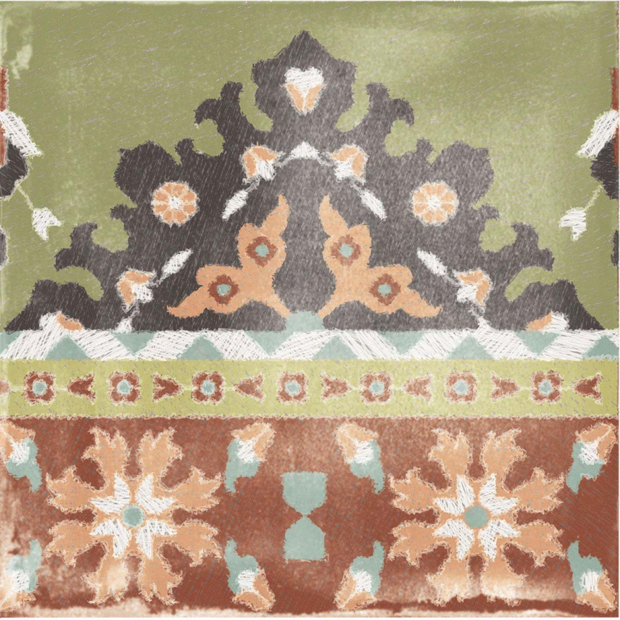 Керамогранит Play Carpet mix multicolor PF60003351 (20x20) PF60003351