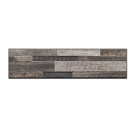 Керамогранит Rondine Inwood 3d Black (15x61) J87173