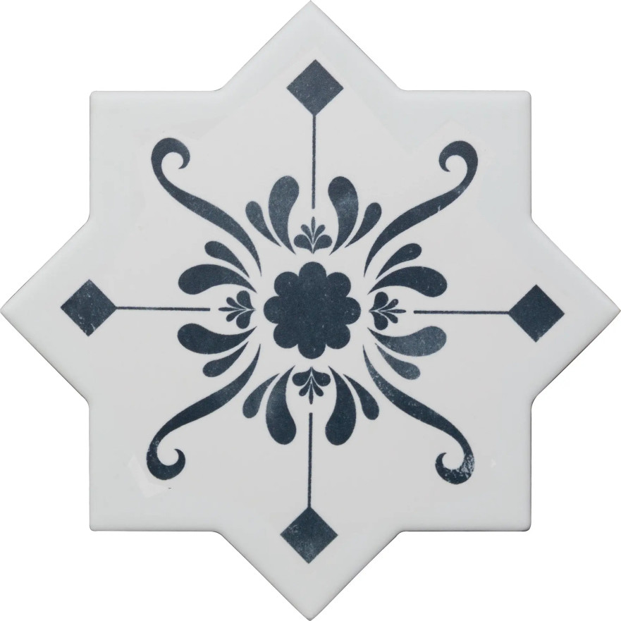 Керамогранит BECOLORS STARDEC. STENCIL NAVY (13.25x13.25) CV67396 CV67396