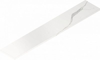Ступень угловая левая Stellaris Statuario White Scalino Ang Sx(33x160)