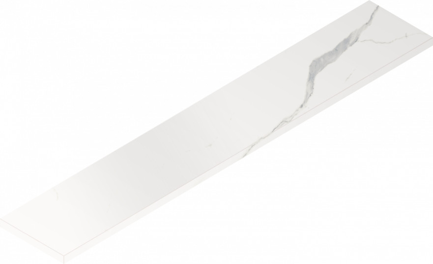 Ступень угловая левая Stellaris Statuario White Scalino Ang Sx(33x160) 620070002630