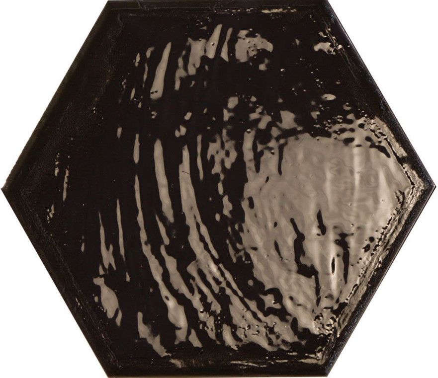 Керамогранит Rain Nero Hex 19,8*22,8 0152922155883