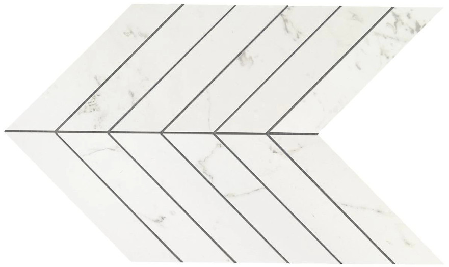 Мозаика Marvel Carrara Pure Chevron Wall (25x30.5) 9SCA 9SCA