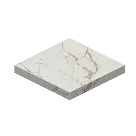 Ступень Marvel Calacatta Prestigio Scalino Ang. Lapp (37.5x37.5) A45L