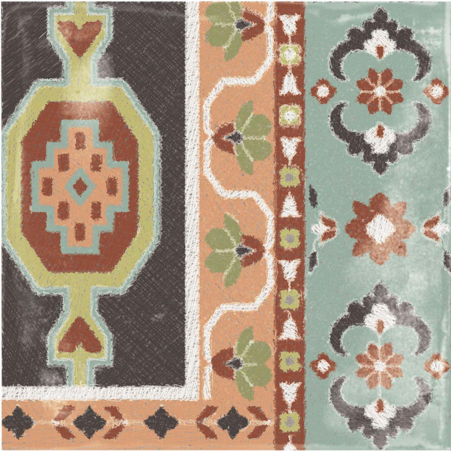 Керамогранит Play Carpet mix multicolor PF60003351 (20x20) PF60003351