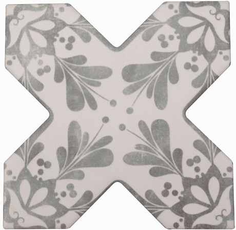 Керамогранит BECOLORS CROSSDEC. STENCIL GREY (13.25x13.25) CV67382