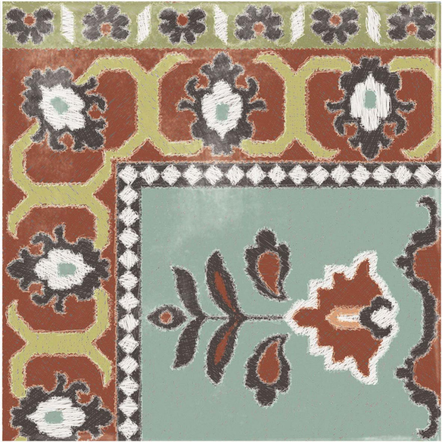 Керамогранит Play Carpet mix multicolor PF60003351 (20x20) PF60003351