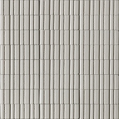 Керамогранит RAEL Glacé Struttura 3D Rayé Bianco Glossy 7,5x20