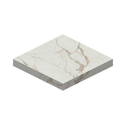 Ступень Marvel Calacatta Prestigio Scalino Ang. Silk (37.5x37.5) A45H