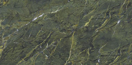Керамогранит Ultra Marmi VERDE KARZAI Luc Shiny (300x150) 6mm UM6L300637