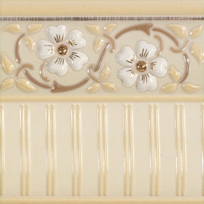 Бордюр ZOCALO TARRAGONE GOLD VANILLA (15x15) S002626