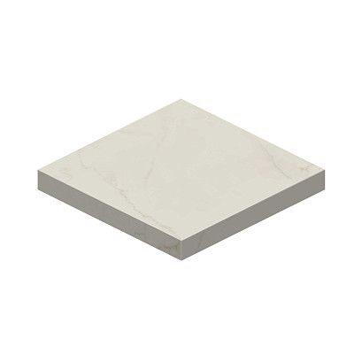 Ступень Marvel Calacatta Apuano Scalino Angolare Lappato (33x33) AGI8