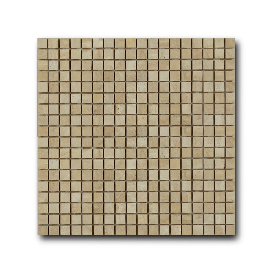 Мозаика из натурального камня Art Natura Marble Mosaic Travertino Classico mm-travclass (15x15) mm-travclass