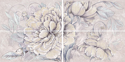 Панно Delicato Bouquet Perla (63x126) 914702