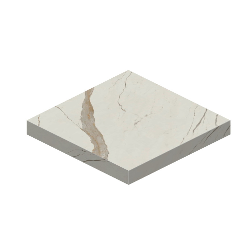 Ступень Marvel Calacatta Sublime Scalino Angolare Lappato (33x33) AGI9 AGI9