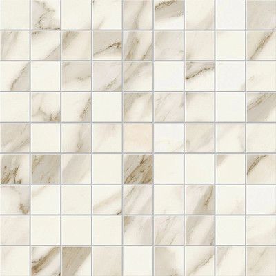 Мозаика Marvel Meraviglia Calacatta Bernini Mosaico AJP9 (30x30) AJP9
