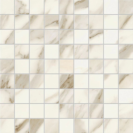 Мозаика Marvel Meraviglia Calacatta Bernini Mosaico AJP9 (30x30) AJP9