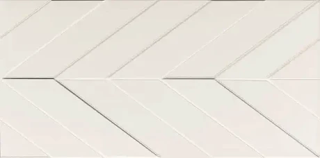 Керамическая плитка 4D Chevron White Matt Rett 40х80