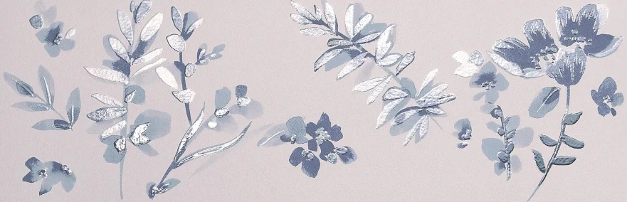 Керамическая плитка Deco&More Flower Blue 30,5x91,5 RT fRCK fRCK