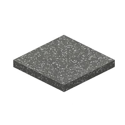 Ступень Marvel Terrazzo Grey Scalino Ang. Matt (33x33) AS81