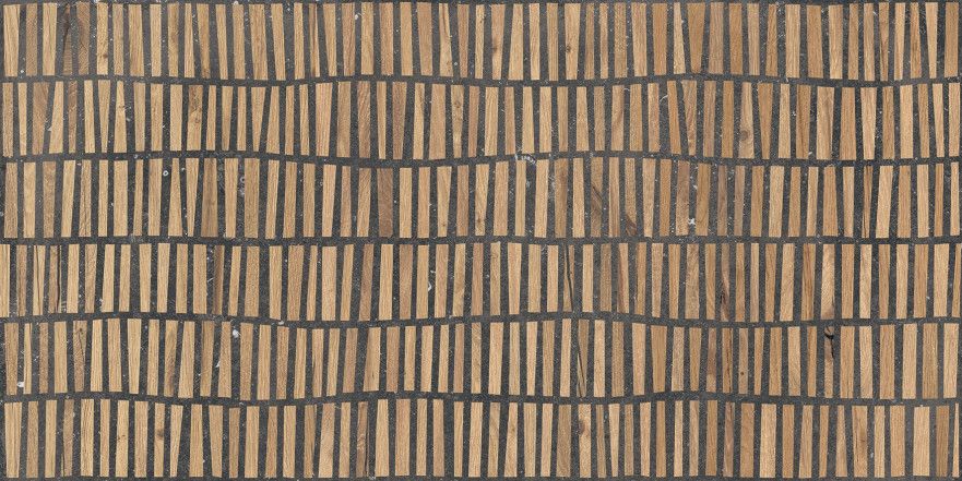 Керамогранит 0004880 Nordik Stone Domino Black Nat Rett (60x120) 0004880