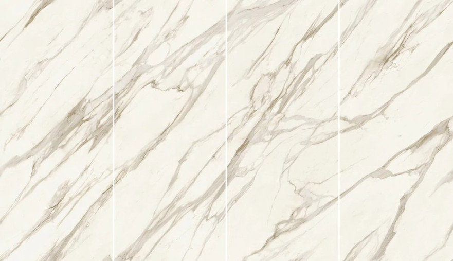 Marvel Meraviglia Calacatta Bernini 120x278 - 6mm Lapp. Kit Endless 4pcs AKF9 AKF9