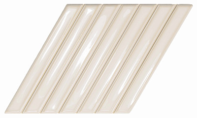 Керамическая плитка Spike Bars B Deep White 15x25,9