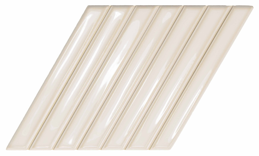 Керамическая плитка Spike Bars B Deep White 15x25,9 135020