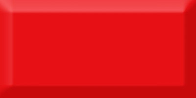 Керамическая плитка Monocolor Rojo Biselado Brillo (10x20)