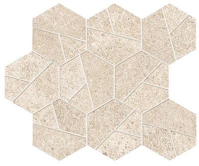 Мозаика Boost Stone Ivory Mosaico Hex (25x28.5) A7CU