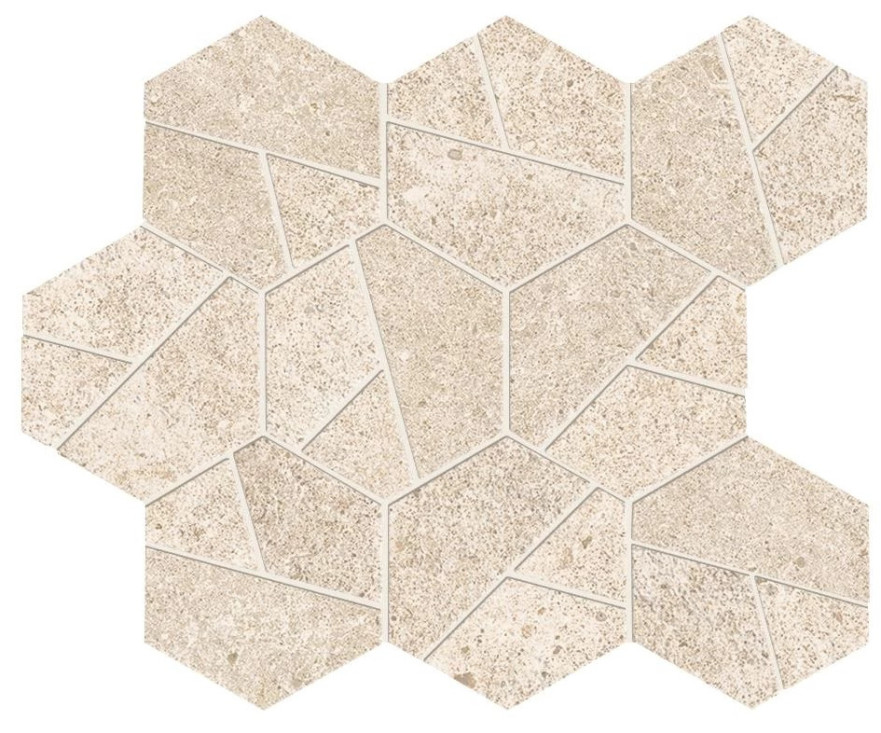 Мозаика Boost Stone Ivory Mosaico Hex (25x28.5) A7CU A7CU
