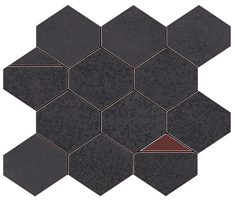 Мозаика Blaze Iron Mosaico Nest (25.8x29.4) 9BNI