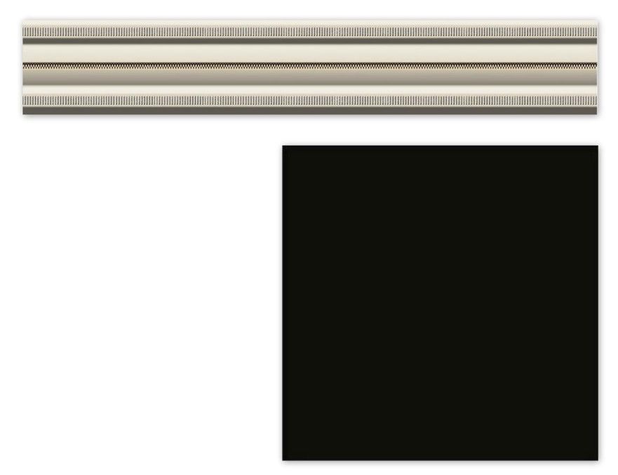 Бордюр Garden Listelo Classic Negro (5х30) HRL000027