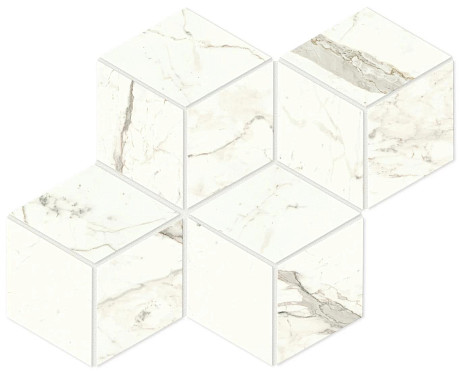 Мозаика Marvel Calacatta Prestigio Mos. Esagono Lapp (30x35) A42W