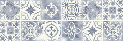 Керамическая плитка Splash Patchwork Blue (20x60)