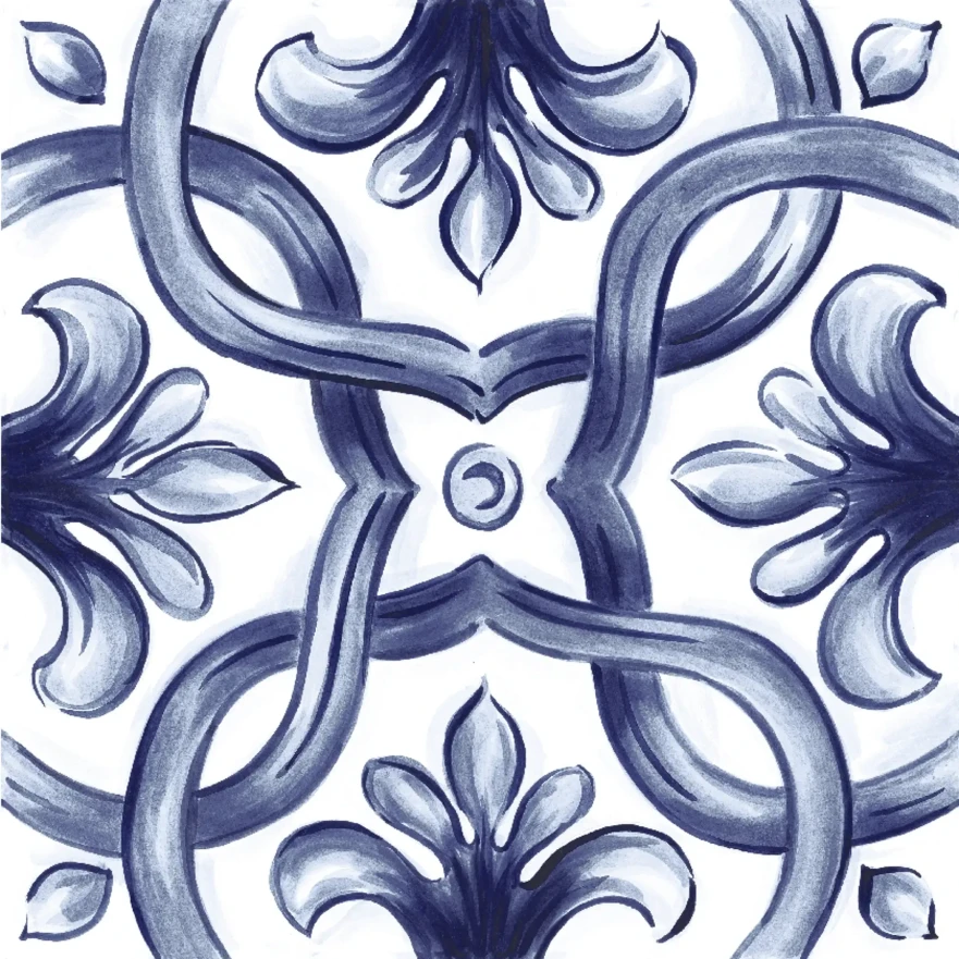 Керамогранит RC8H Amuri Decoro Maiolica Tappeto 2 Glossy 20х20 RT RC8H