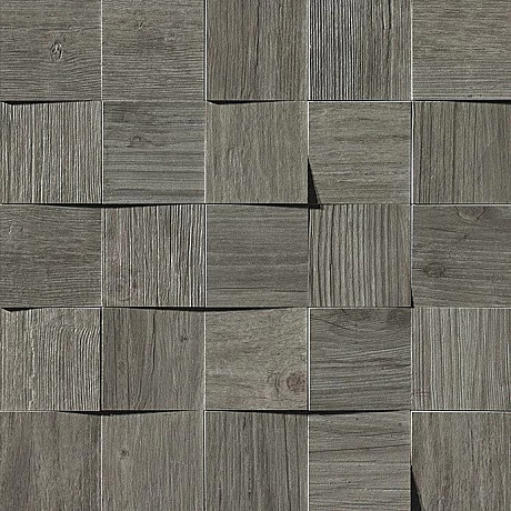 Мозаика Axi Grey Timber Mosaico 3D (35x35) AMV4