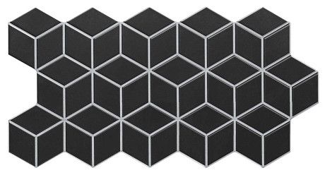Керамогранит Rhombus Black (26.5x51)
