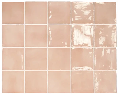 Керамическая плитка Manacor Blush Pink (10x10) 26914