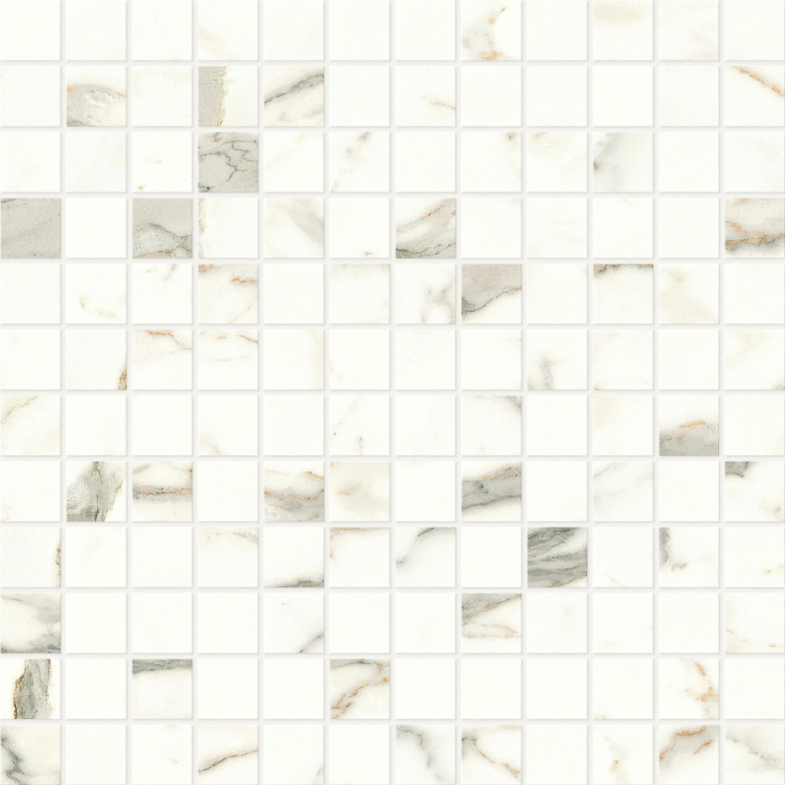 Мозаика Marvel Calacatta Prestigio Mosaico Lapp (30x30) A424 A424