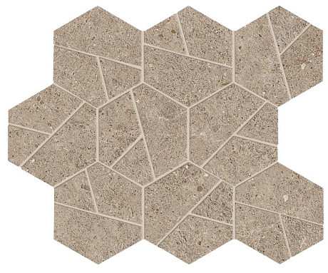 Мозаика Boost Stone Clay Mosaico Hex (25x28.5) A7CW