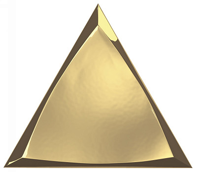 Керамическая плитка Traingle Channel Gold Glossy (15x17) 218368